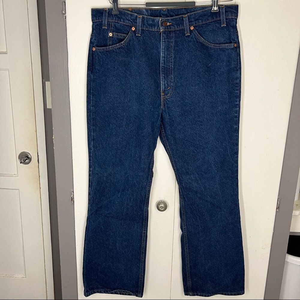 Levi’s Orange Tab mens 517 Vintage blue bootcut jeans size 38x30